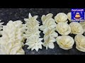 Part:07 How to make White chocolate garnish tutorial |Fan chocolate |Flowers chocolate garnish
