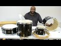 Unboxing of SONOR AQX Micro Shell Set, Black Midnight Sparkle