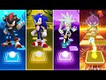 Shadow 🔴 Sonic 🔴 Silver Sonic 🔴 Dark Sonic || Tiles Hop EDM RUSH 🎧🎯