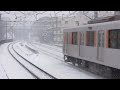 Trains and Snow in Fujigaoka, Part 3