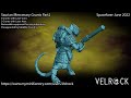 Velrock Art Miniatures Spacefarer June 2022 - Saurian Mercenary Grunts Part 2