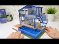 Merakit Miniatur Rumah Dua Lantai || Dengan Kolam Renang dan Lampu Sungguhan