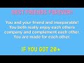 BFF Friendship Test - How Strong Is Your Friendship? Best Friend Quiz