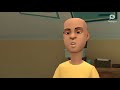 Caillou destroys Retail Row & Tilted Towers/ Grounded