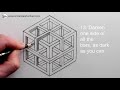 How to Draw an Impossible Cube: Step by Step