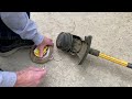 How to Restring DeWalt DCST970 60 Volt Flexvolt Cordless Weed Trimmer with a Quickload Head.