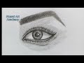 How to draw a realistic eye || Eye drawing with pencil || Step by step eye drawing for beginners
