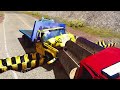 Cars vs Upside Down Speed Bumps #68 | BeamNG.DRIVE