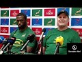 SPRINGBOKS: Rassie Erasmus & Siya Kolisi post match press conference after loss in Durban to Ireland