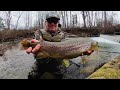 Trout Fishing New PA Streams in January With Big Results #trout #fishing #troutfishing