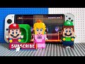 Lego Mario enters Nintendo Switch game and use all Power-Ups against to Bowser’s setups.