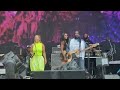 Coco Jones joins Mary Mary and Adam Blackstone on stage to perform God in Me 06.03.2023