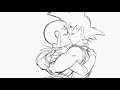 Goku kisses Chichi!