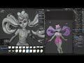 Sculpt Appealing Characters in Blender Time Lapse