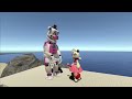 Baby Chica MEETS Shadow Freddy in VRCHAT