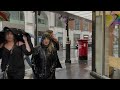 1+ Hour London Heavy Rain Walk | Grey, Wet West End Summer City Streets | 4K HDR