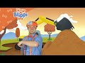 Blippi Crushes A Car With An Excavator! | Learn Verbs For Kids | Educational Videos For Toddlers