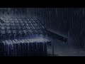 Dozing within 59 Seconds with Torrential Rain Sounds on Tin Roof | White Noise for Sleeping