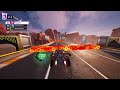Rocket Racing race with the Ghost Rider