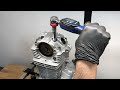 【FTR223 リペア⑤-2】エンジンOH（清掃・塗装・組付け編）：【HONDA FTR223 engine restoration】