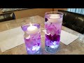 DIY Dollar Tree Flower Centerpieces with Floating Candles