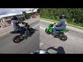 Honda Grom vs Kawasaki Z125 - IN RIDE Comparison!