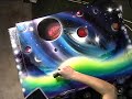 Champagne Supernova by Matt Sorensen Spray Paint Art, Space Art
