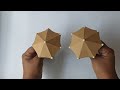 How To Make beautiful umbrella |paper craft |mini umbrella |out of waste paper craft ideas 💡 #diy