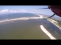 Flying from Gulf Shores to Dauphin Island June 2014