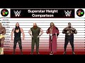Comparison | Real Heights of WWE Superstars