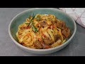 Lamb Tomato Pasta - Simple High Protein Recipe