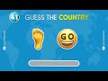 Can You Guess The Country By Emoji? | Emoji Quiz