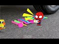 EXPERIMENT: Car vs Spiderman Super Car - Crushing Crunchy & Soft Things by Car! #004