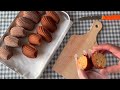 ENG🇦🇺현직 파티쉐가 알려주는 미니오븐으로 촉촉한 마들렌 굽기 (레시피)🧡🤎 | How to make madeleines | Homebaking vlog