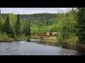 CPKC Container Westbound: Jackfish River at Dawn