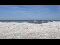 Frozen lake Michigan February 2022