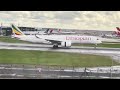 Beautiful Ethiopian A350 Landing at LHR