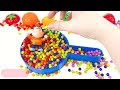 Satisfying Video l Mixing All My Slime Smoothie In Rainbow Baby Shark Bath Cutting ASMR | By YoYo