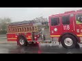 (Old Squad, Air Horn) LACoFD Engine 118 & Squad 118 Responding