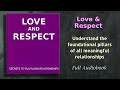 Love and Respect: Secrets to a fulfilling Relationships - Audiobook