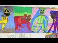 BIG MONSTER SMILING CRITTERS | COLORING BIG MONSTER SMILING CRITTERS POPPY PLAYTIME CHAPTER 3 #art