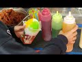 Amazing Famost Rainbow Shaved Ice Dessert at Kien Svay Resort - Cambodia Street Food