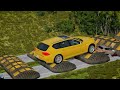 Normal and Giant Cars vs Giant Bulge ▶️ BeamNG Drive