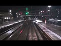 🚆 4K Peaceful swiss train ride at night through rainfall and fog (IR75 Zurich - Konstanz (D))