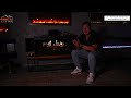 NETZERO KALFIRE E ONE Electric Fireplace Review ( Finally a fireplace that looks like gas!! )