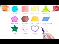 Shapes drawing for kids,Learn 2d shapes,Colors for toddlers, Preschool learning part- 295, Drawing