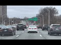 Driving 1-95 White Plains New York to Hutchinson parkway south