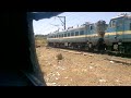 WAP-4 22884 ITARSI W.C.R. ET. WITH GODAN EXPRESS AT KASARA