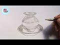 simple pencil drawing lota (vessel) #drawing #sketch #art #viral #trending #video #youtubevideo #yt