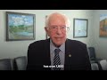 A Message from Senator Bernie Sanders